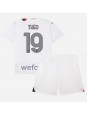 AC Milan Theo Hernandez #19 Venkovní dres pro děti 2023-24 Krátký Rukáv (+ trenýrky)